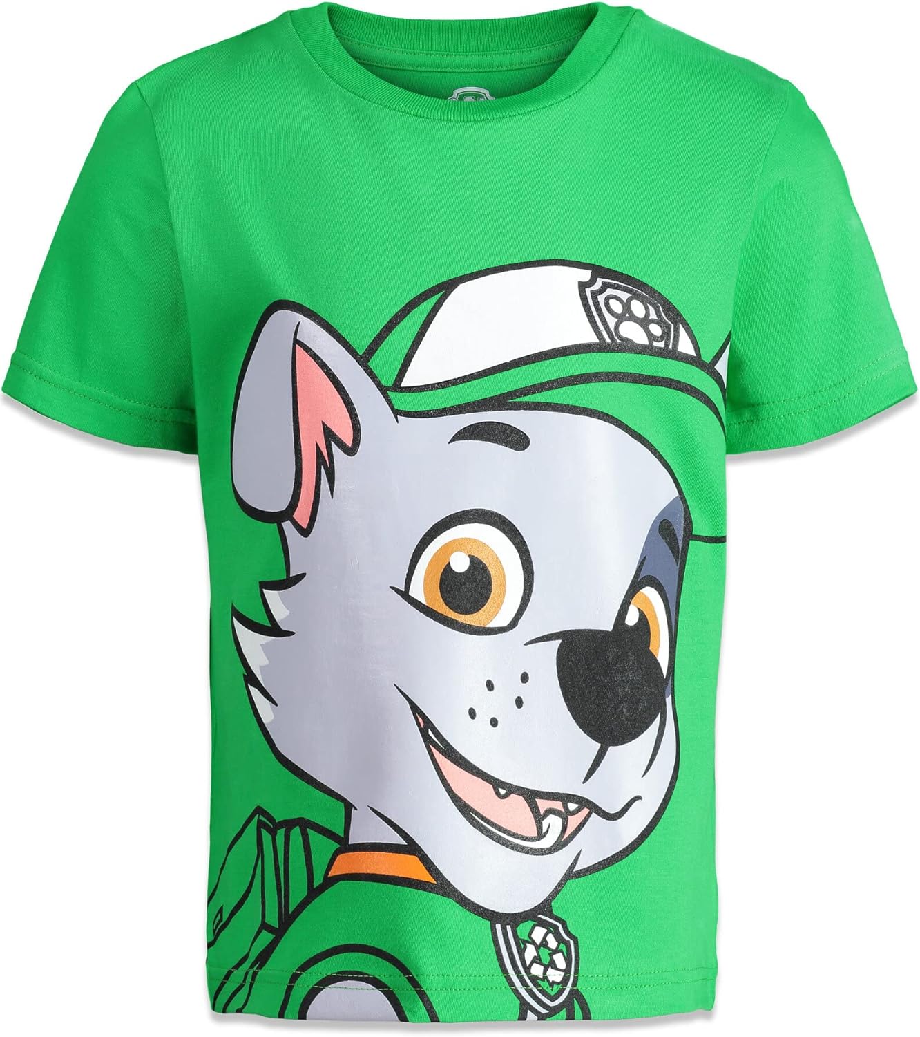 Nickelodeon Paw Patrol Print Short Sleeve T-Shirt Little Boys Color Green