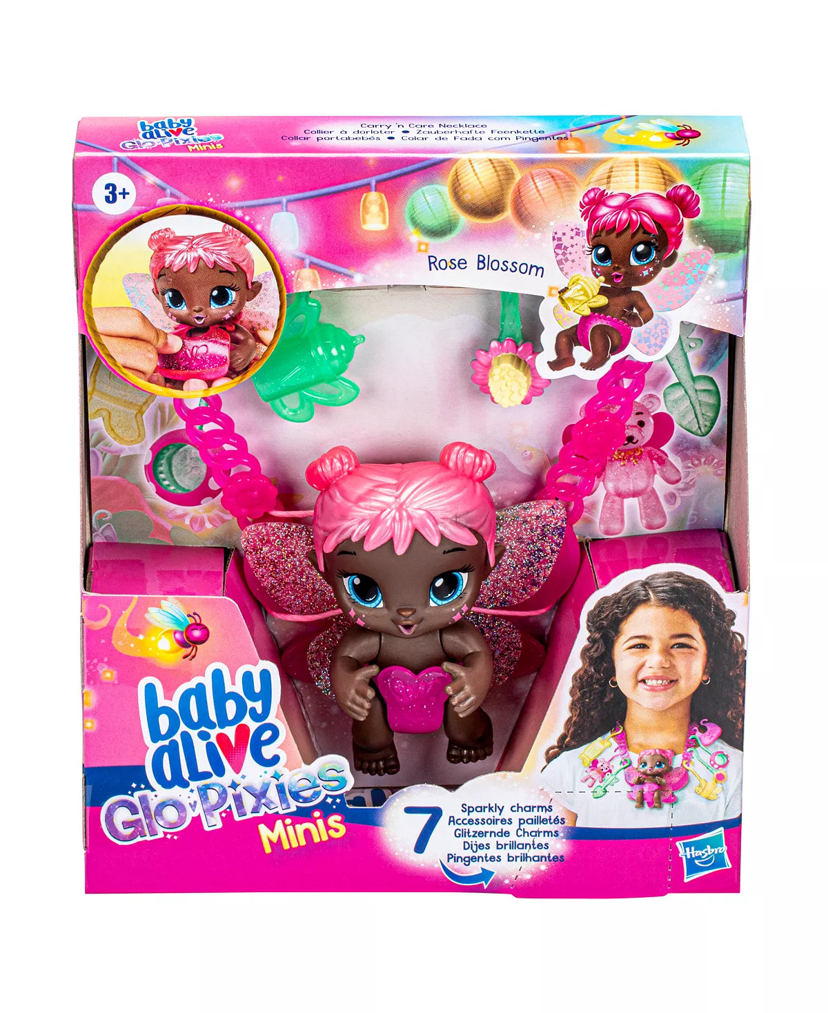 Baby Alive Glo Pixies Necklace Rose Blossom