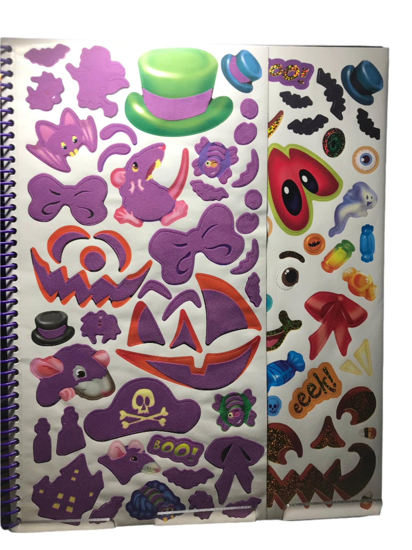 Create A Face Halloween Activity Book