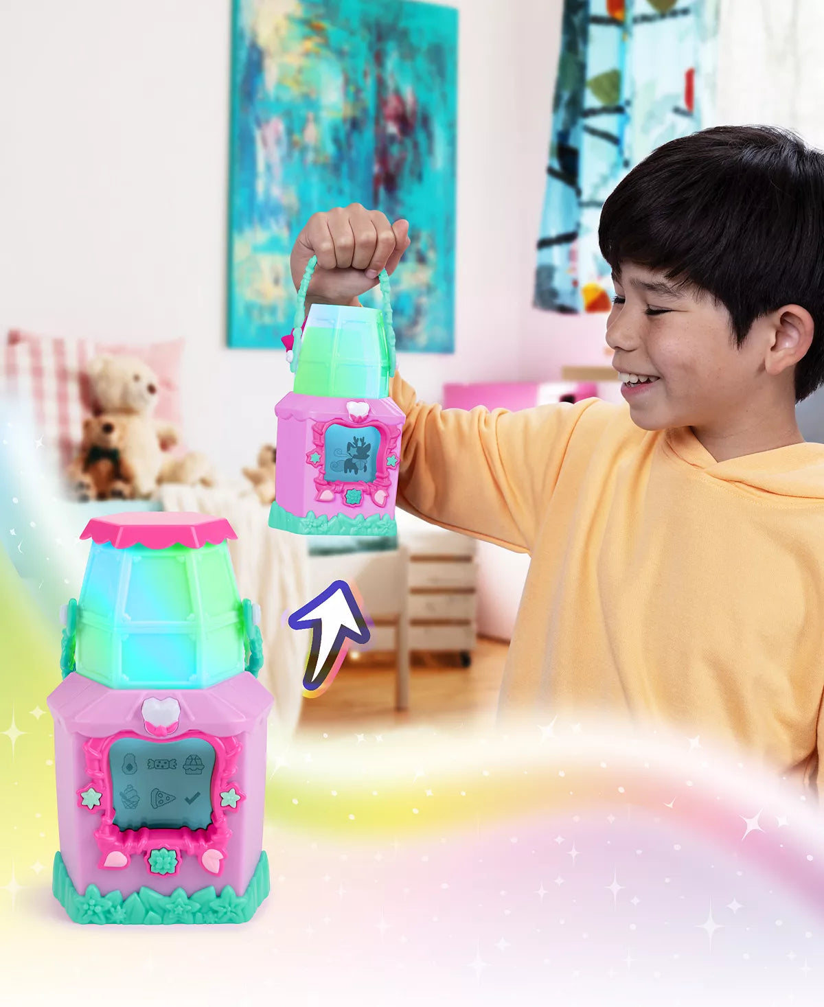 GOT2GLOW FAIRIES Pet Finder Pink Jar Set