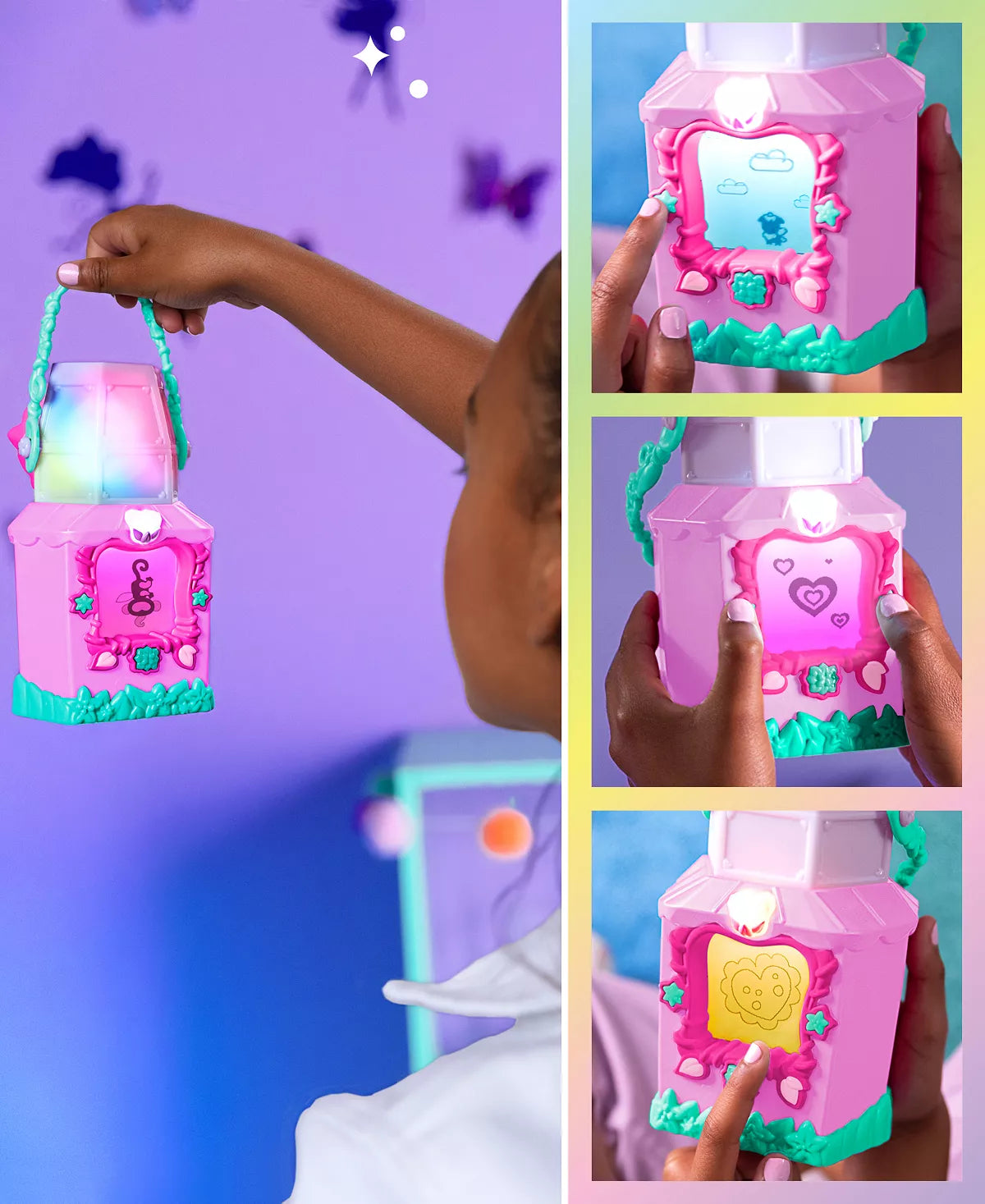 GOT2GLOW FAIRIES Pet Finder Pink Jar Set