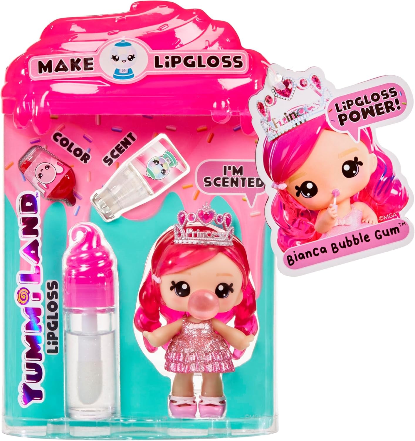 Yummi Land Lipgloss Doll- Bianca Bubblegum