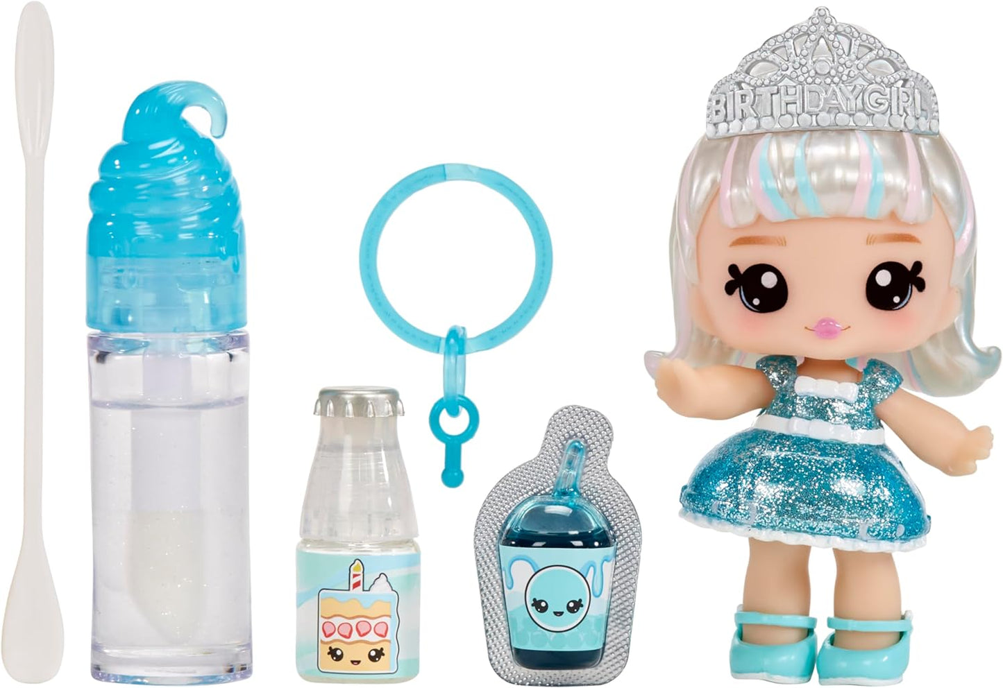 Yummi Land Lipgloss Doll - Callie Birthday Cake