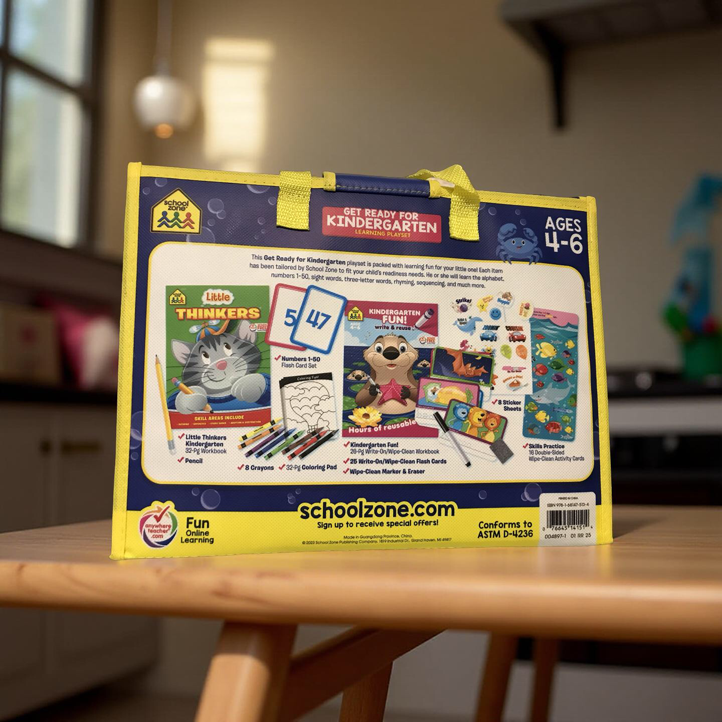 School Zone Get Ready For Kindergarten Learning Playset