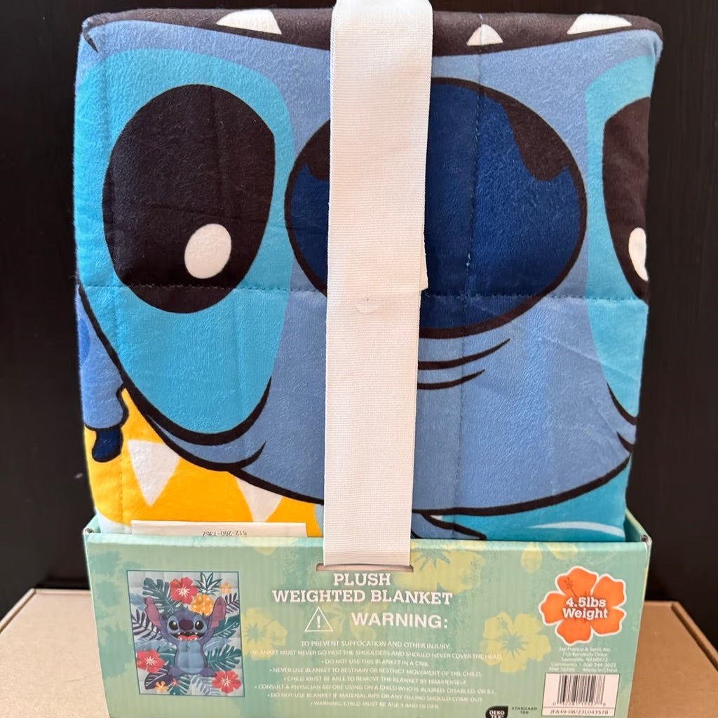 Stitch Plush Weighted Blanket 4.5 lbs