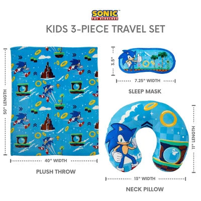 Sonic Kids 3 Piece Travel Set