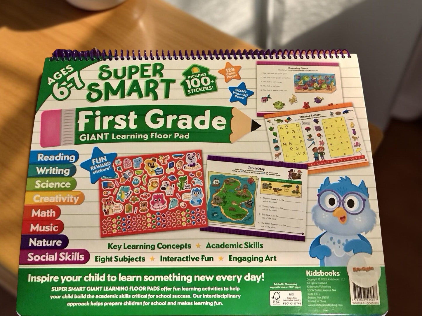 Super Smart First Grade Giant Activity Floor Pad