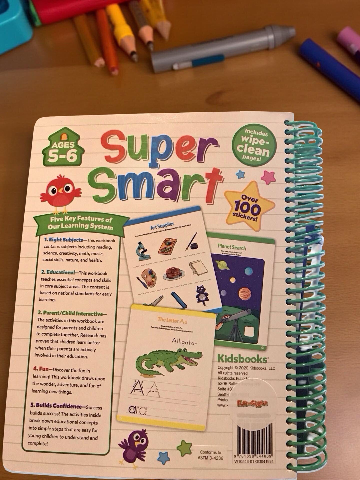Super Smart Kindergarten Workbook