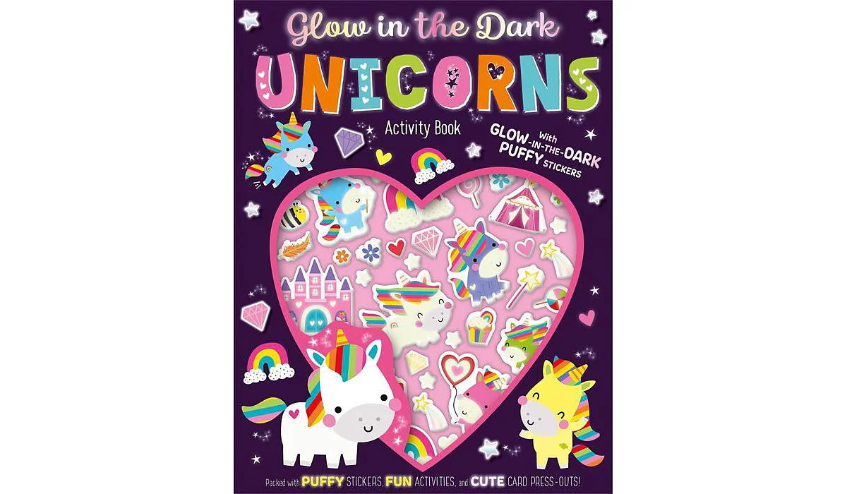 Glow in the Dark Unicorns Activity Book