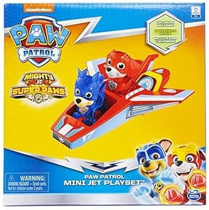 Paw Patrol Mighty Pups Super Paws Mini Jet Playset