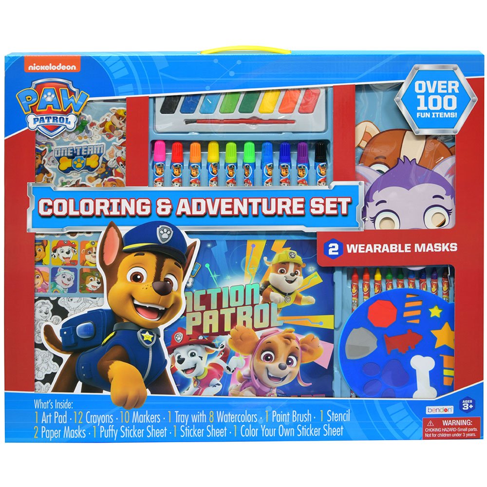 Paw Patrol Coloring & Adventure Set (Over 100 Fun Items