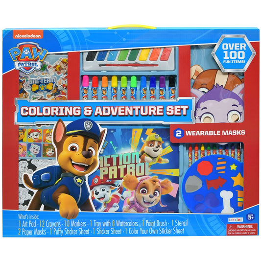 Paw Patrol Coloring & Adventure Set (Over 100 Fun Items