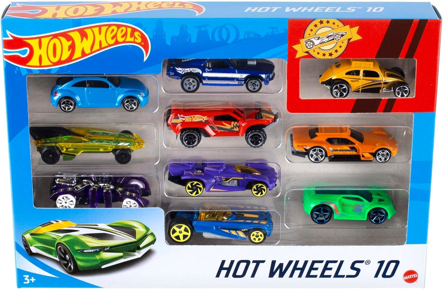 Hot Wheels Mattel 9 Car Variety Gift Pack