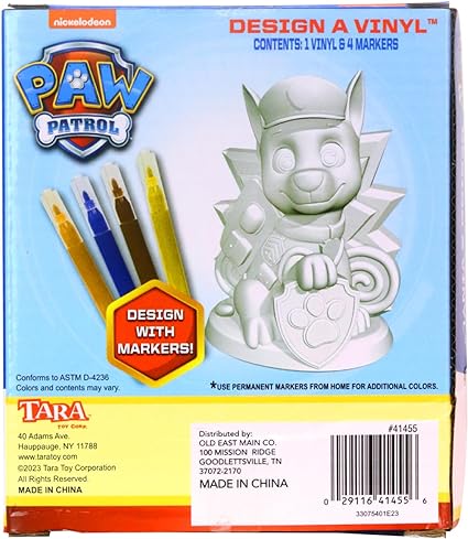 Paw Patrol Design a Vinyl (design with markers