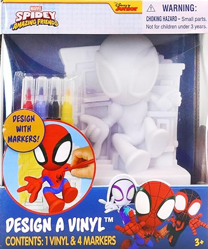 Marvel Spidey Amazing Friends Design a Vinyl (design with markers)