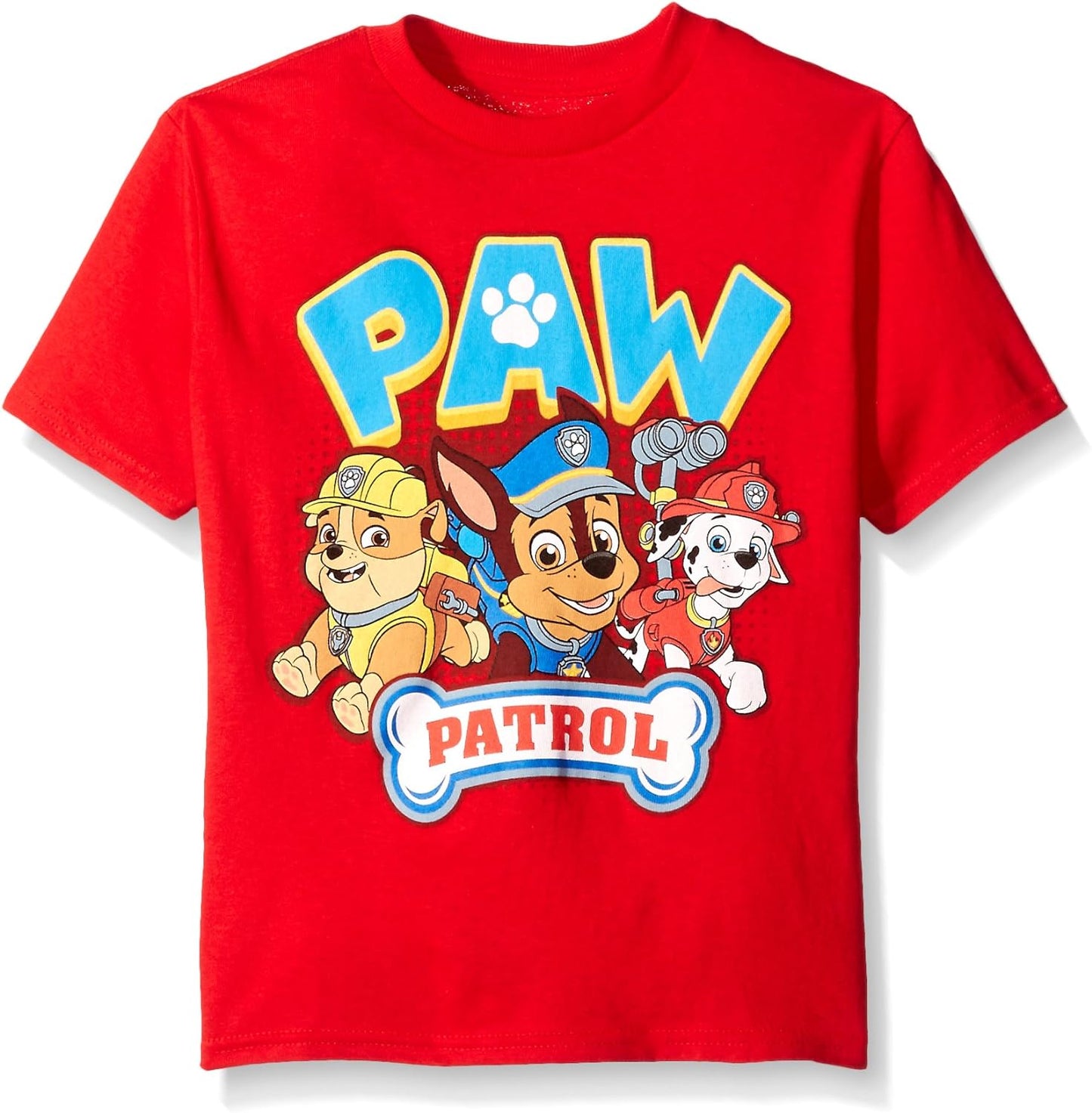 Nickelodeon Paw Patrol Print Cotton T-Shirt Little Boys RED