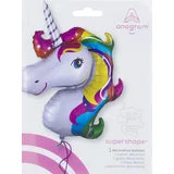 33 Inch Rainbow Unicorn Super Shape Foil Balloon