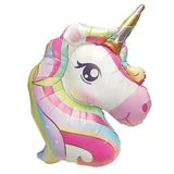 52 Inch Multi-Color Unicorn Party Foil Balloon