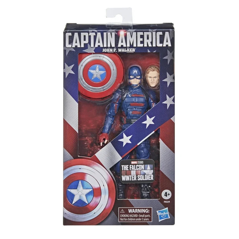 The Marvel: Legends Series Captain America John F. Walker Kids Toy Action Figure for Boys and Girls