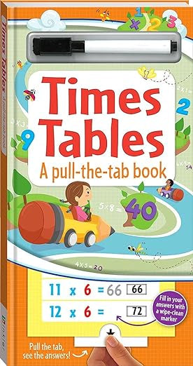 Table Times Pull A Tab Book