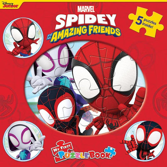 Spidey and His Amazing Friends My First Puzzle Book (5 Puzzles inside)