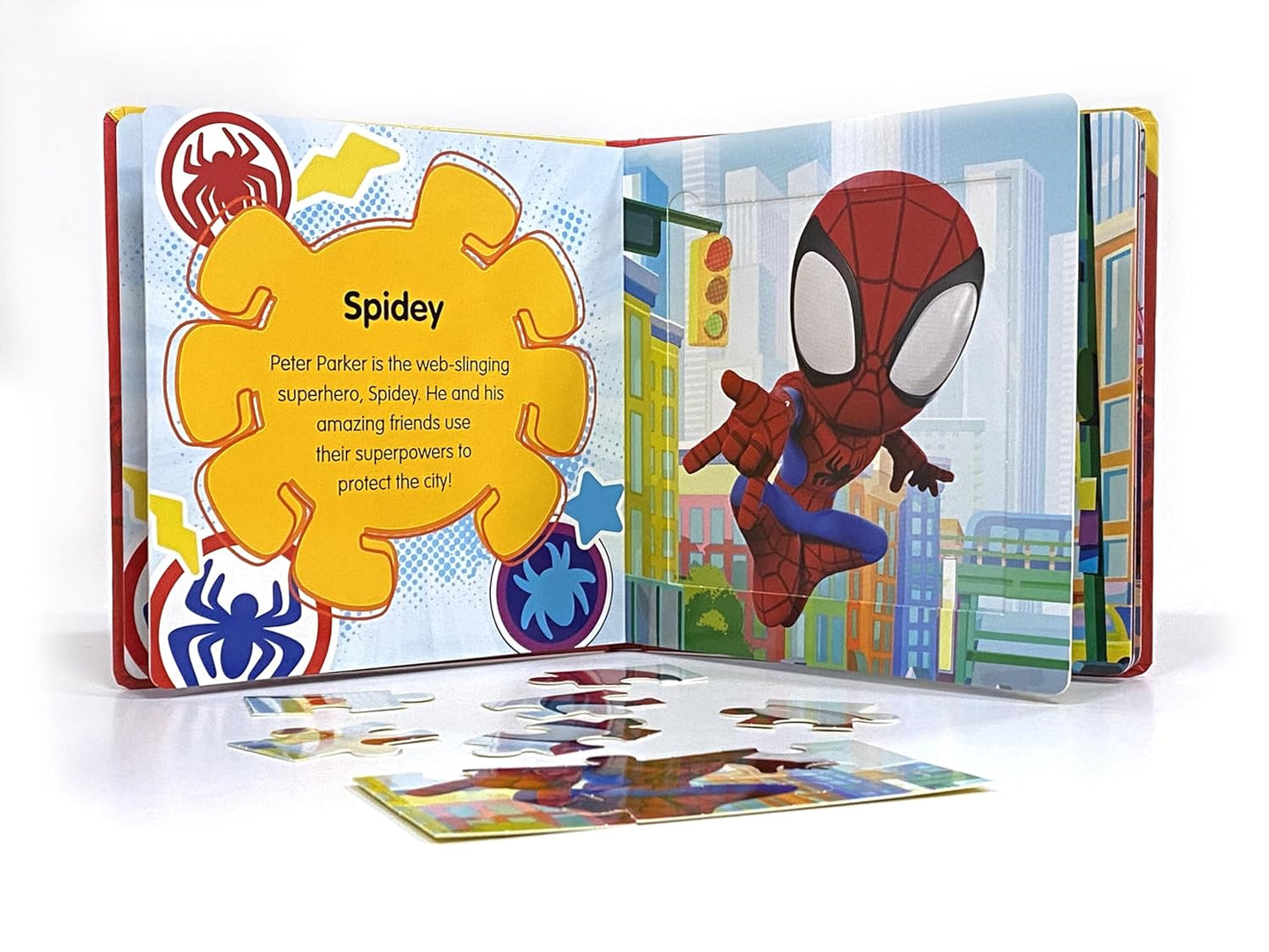 Spidey and His Amazing Friends My First Puzzle Book (5 Puzzles inside)