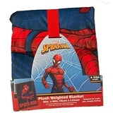 Spiderman Web Crawler 4.5 Pounds Weighted Throw Blanket 36x48