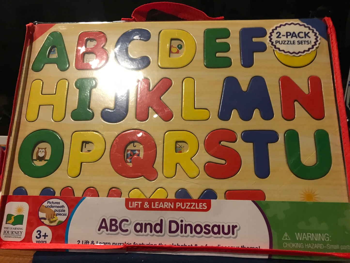 Lift and Learn Puzzles - ABC and Dinosaur