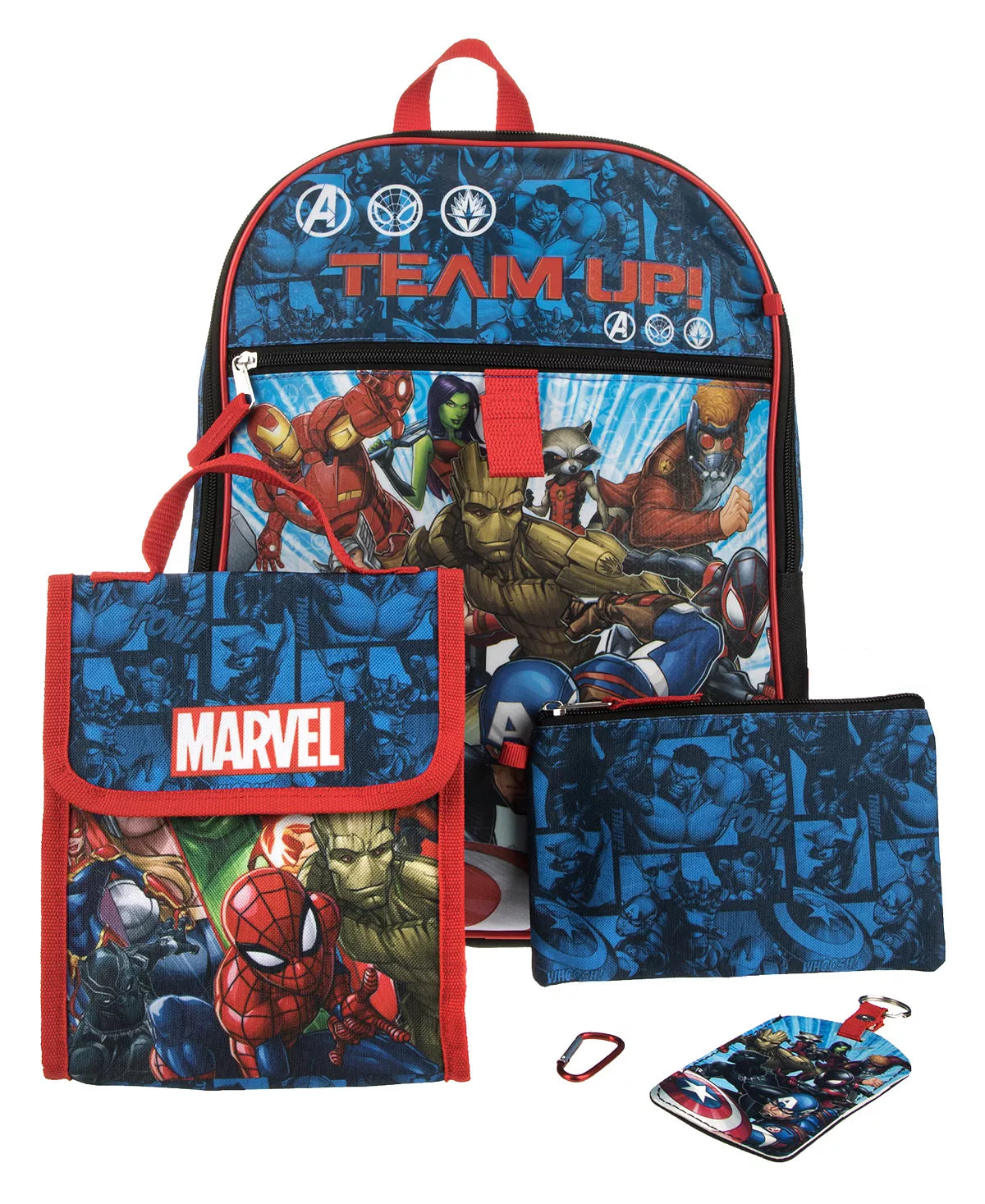 The Avengers 5 Piece Backpack Set