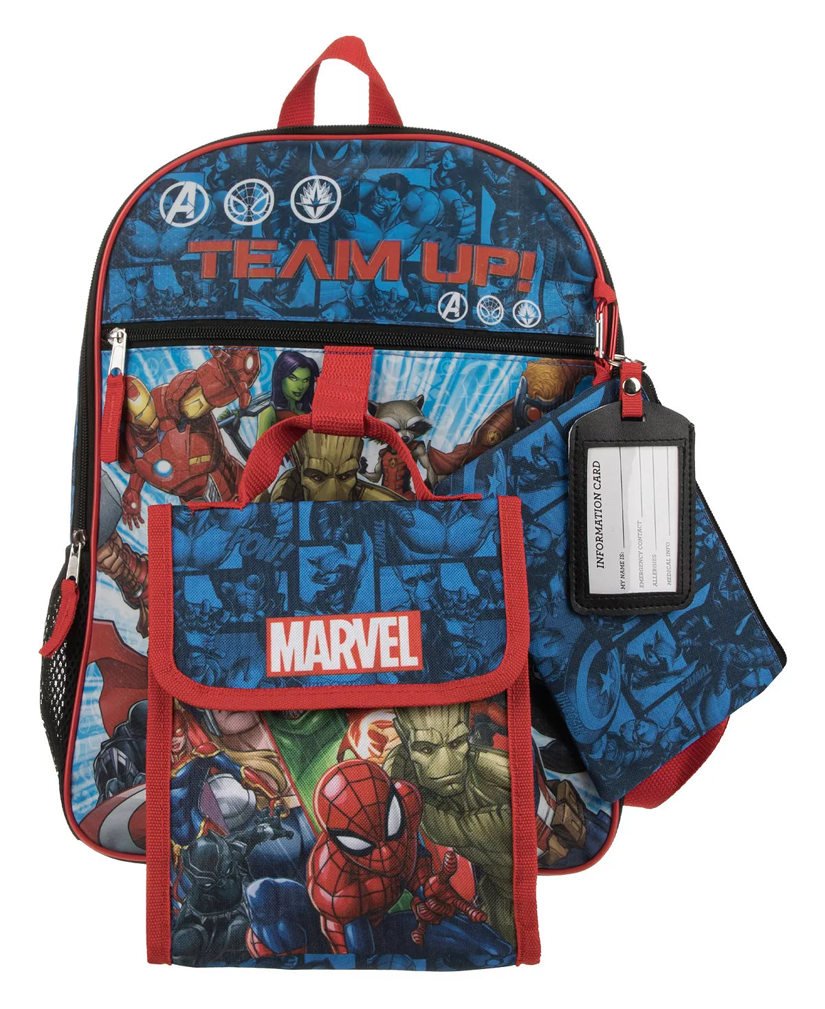 The Avengers 5 Piece Backpack Set