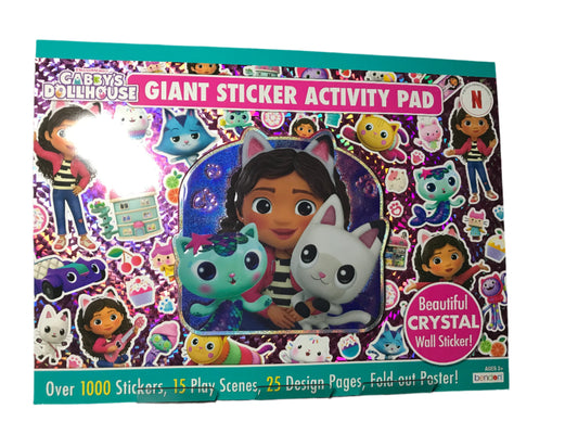 Gabby’s Dollhouse Giant Sticker Activity Pad