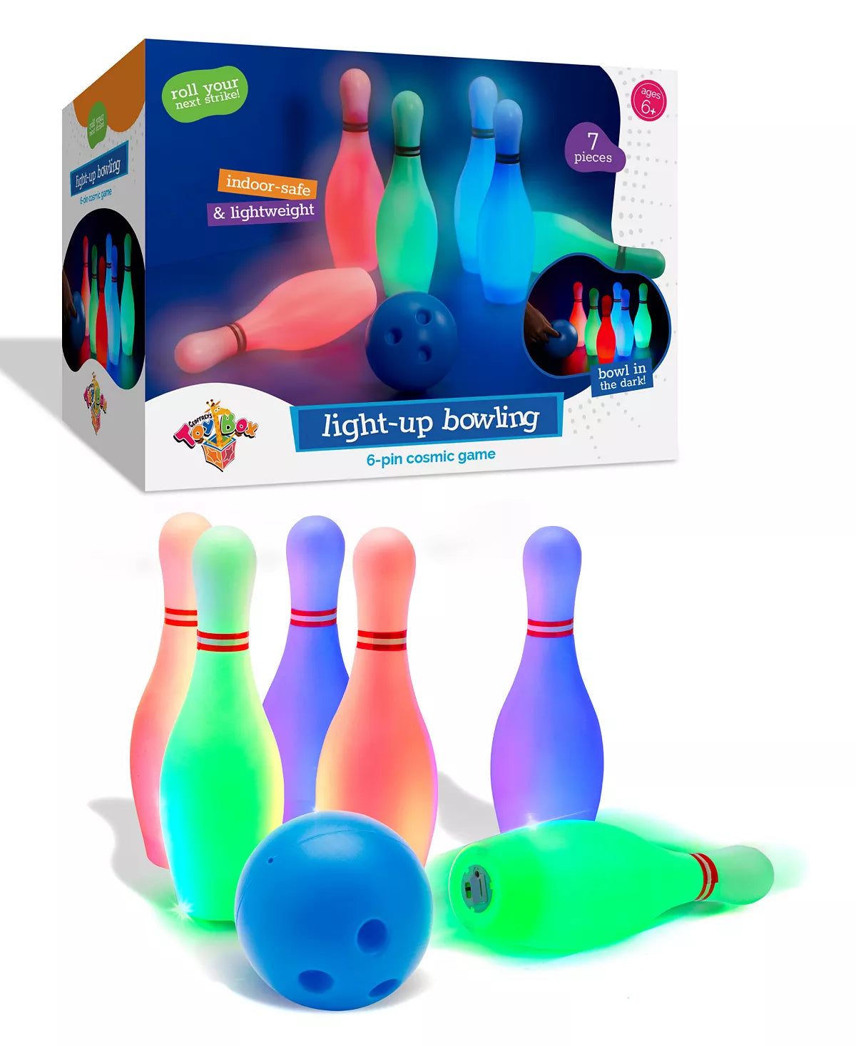 GEOFFREY'S TOY BOX LED Light-up Bowling Set