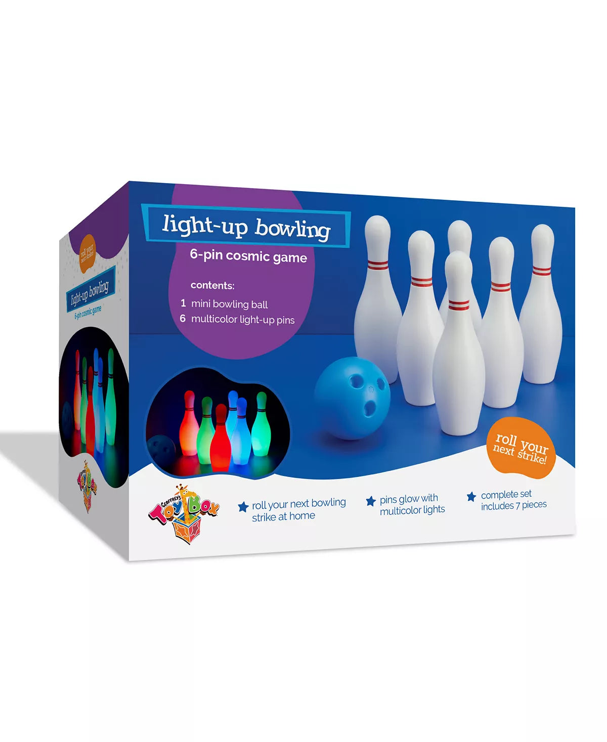 GEOFFREY'S TOY BOX LED Light-up Bowling Set