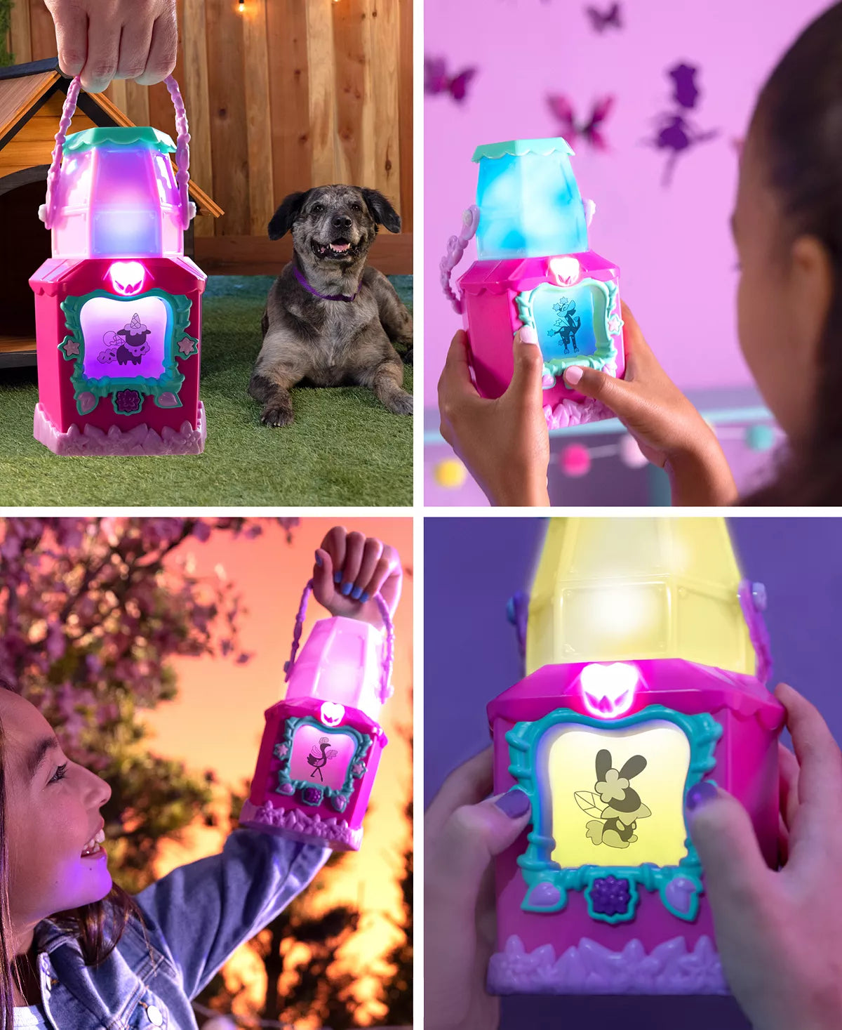 GOT2GLOW FAIRIES Pet Finder Purple Jar Set