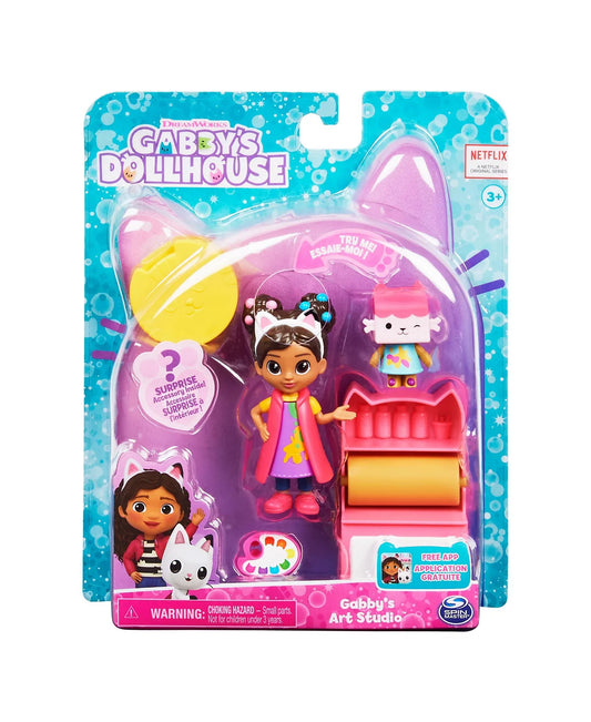 Gabby's Dollhouse DreamWorks Gabby’s Dollhouse, Art Studio Set with 2 Toy Figures