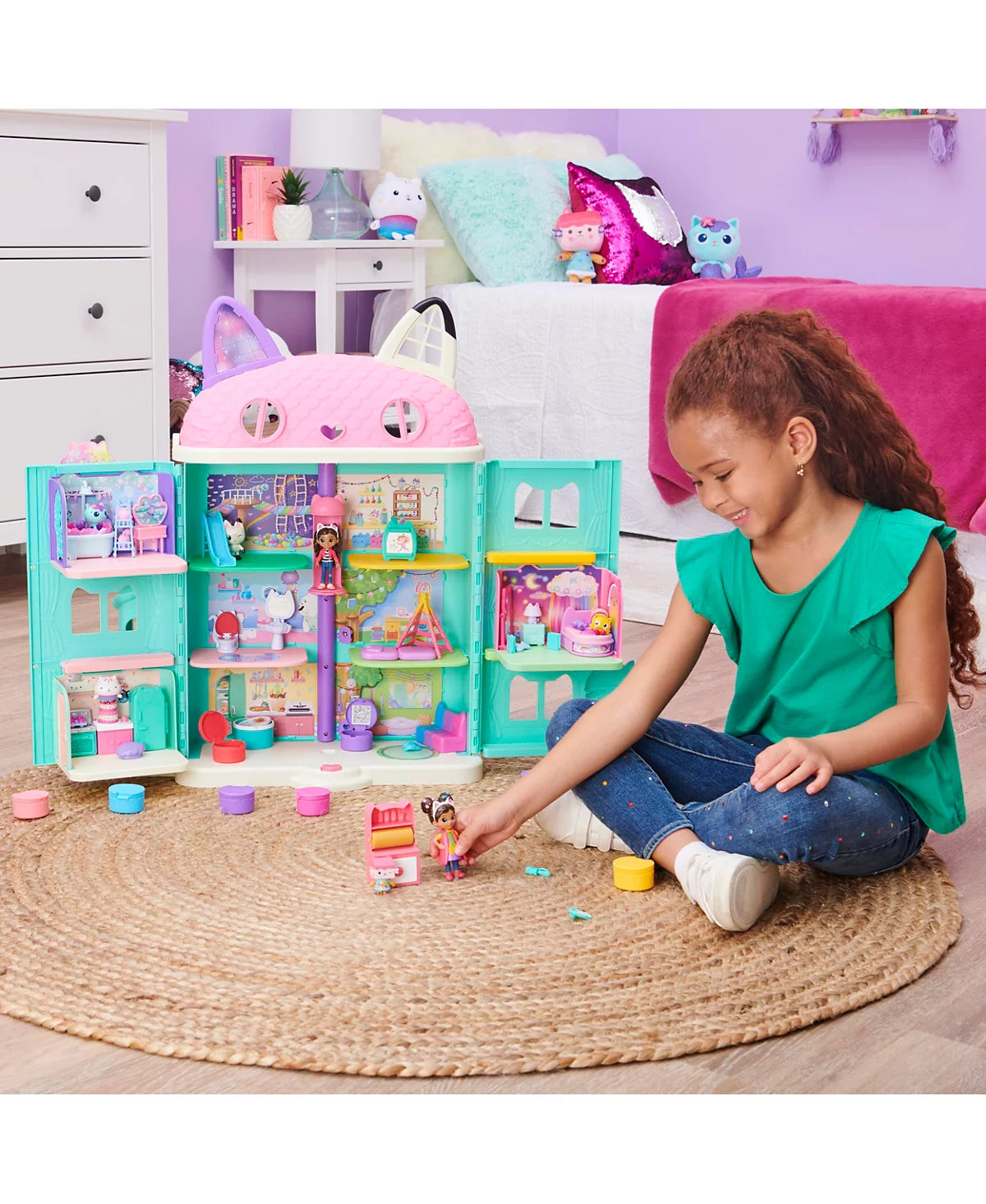 Gabby's Dollhouse DreamWorks Gabby’s Dollhouse, Art Studio Set with 2 Toy Figures