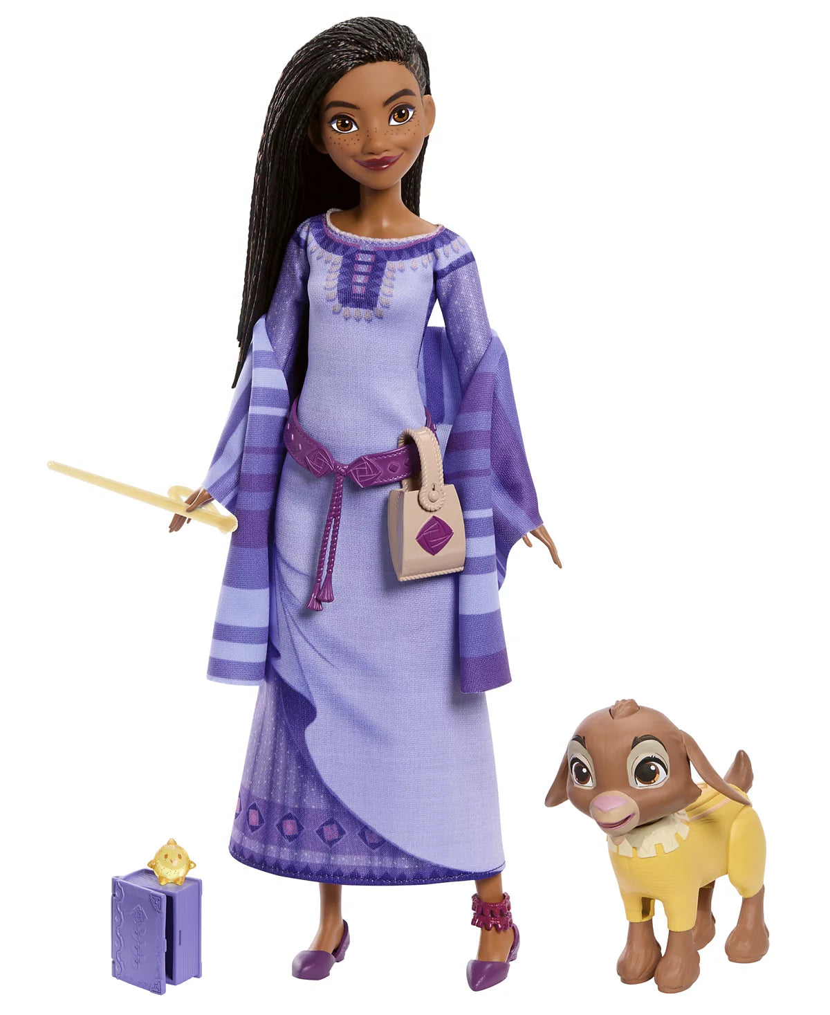 Wish Disney Asha of Rosas Adventure Pack Fashion Doll, with Animal Friends and Accessories