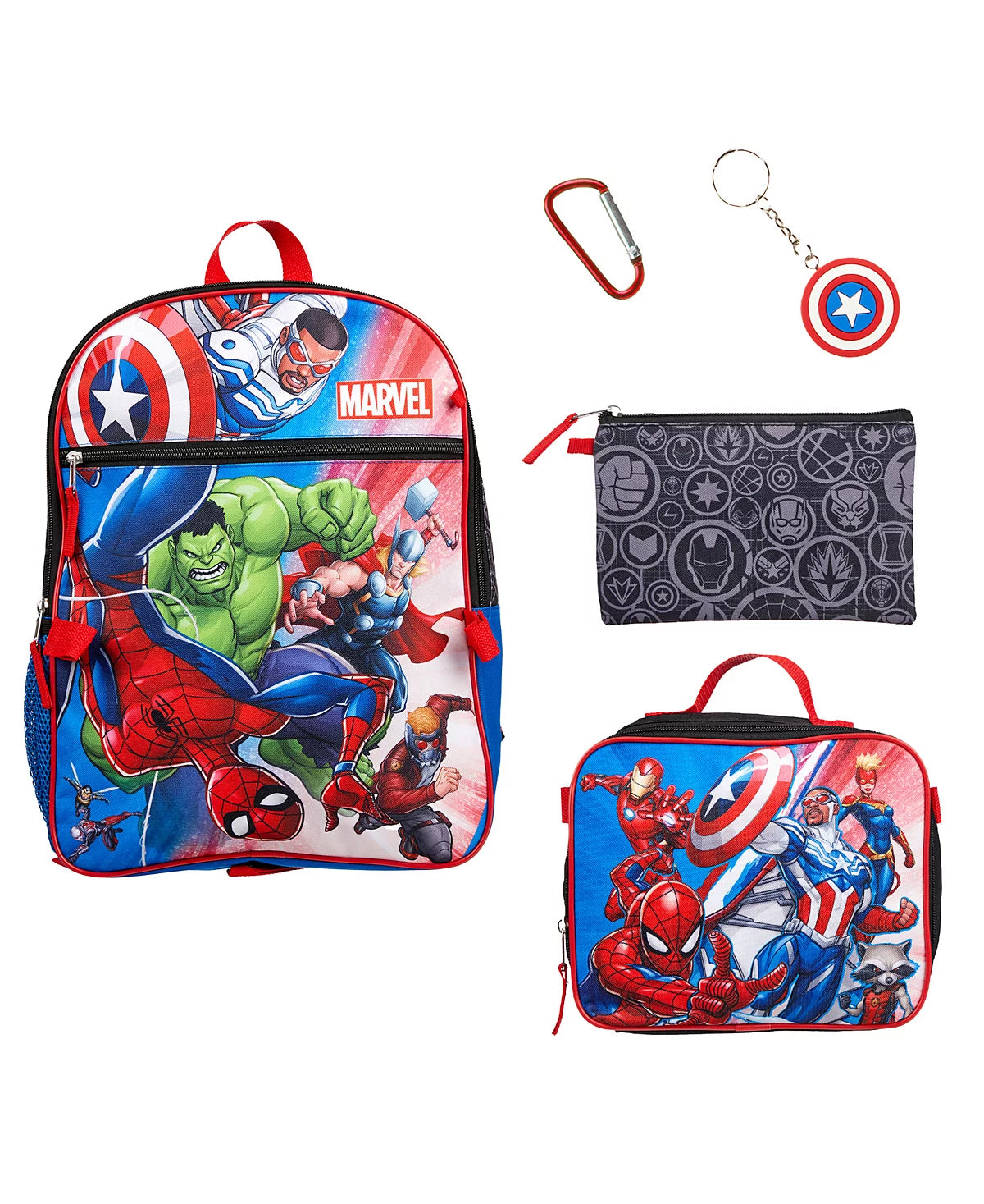 Avengers Boy’s 5 Piece Backpack Set