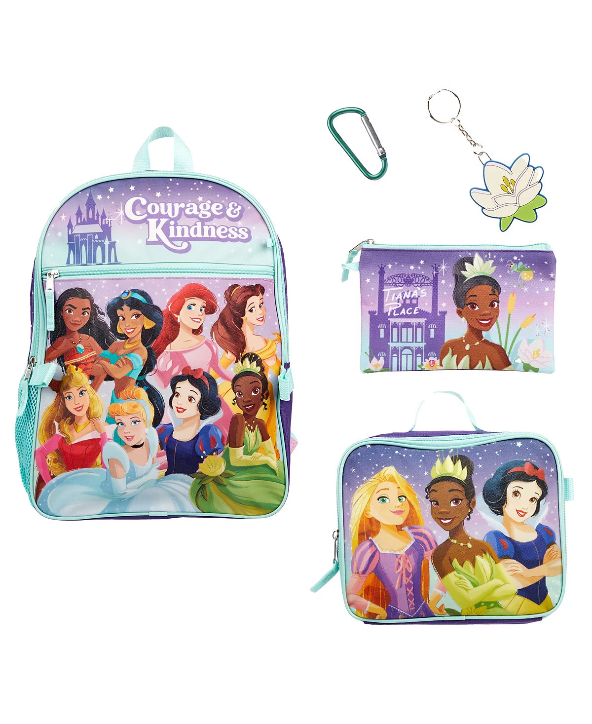 Frozen Girl’s Disney Princess 5 Piece Backpack Set