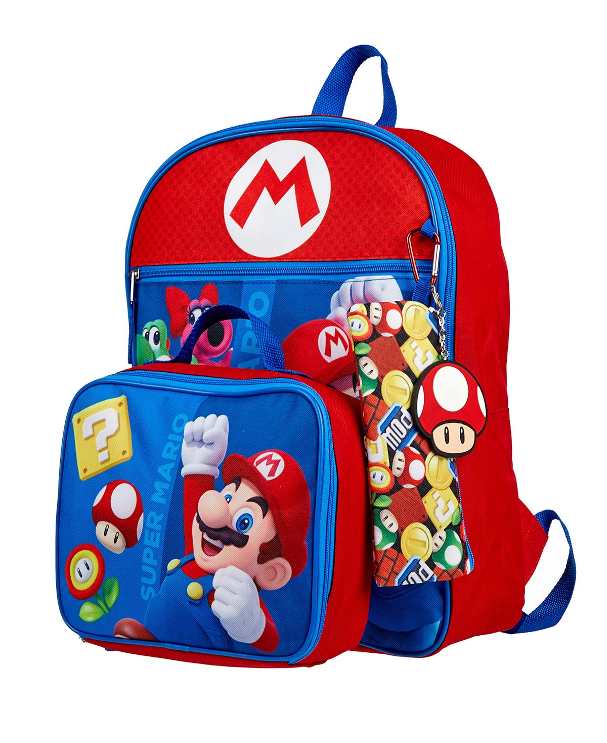 Super Mario Boy’s 5 Piece Backpack Set