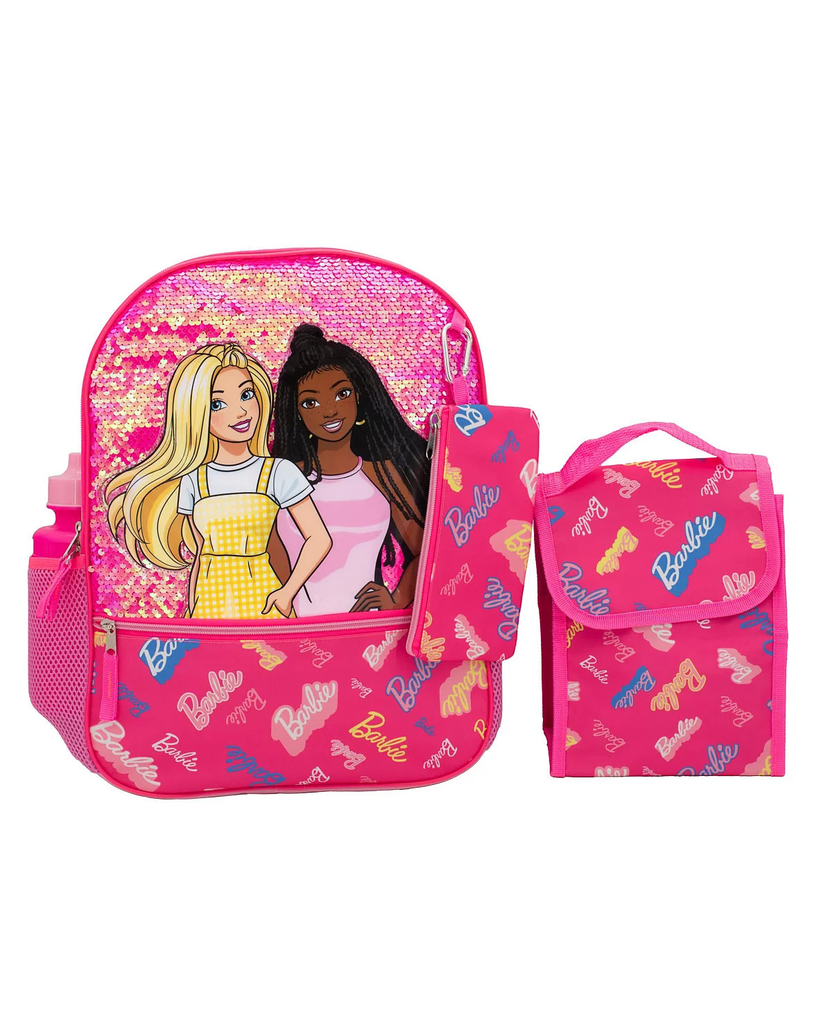 Accessory Innovations Kid’s Barbie 5 Piece Backpack Set