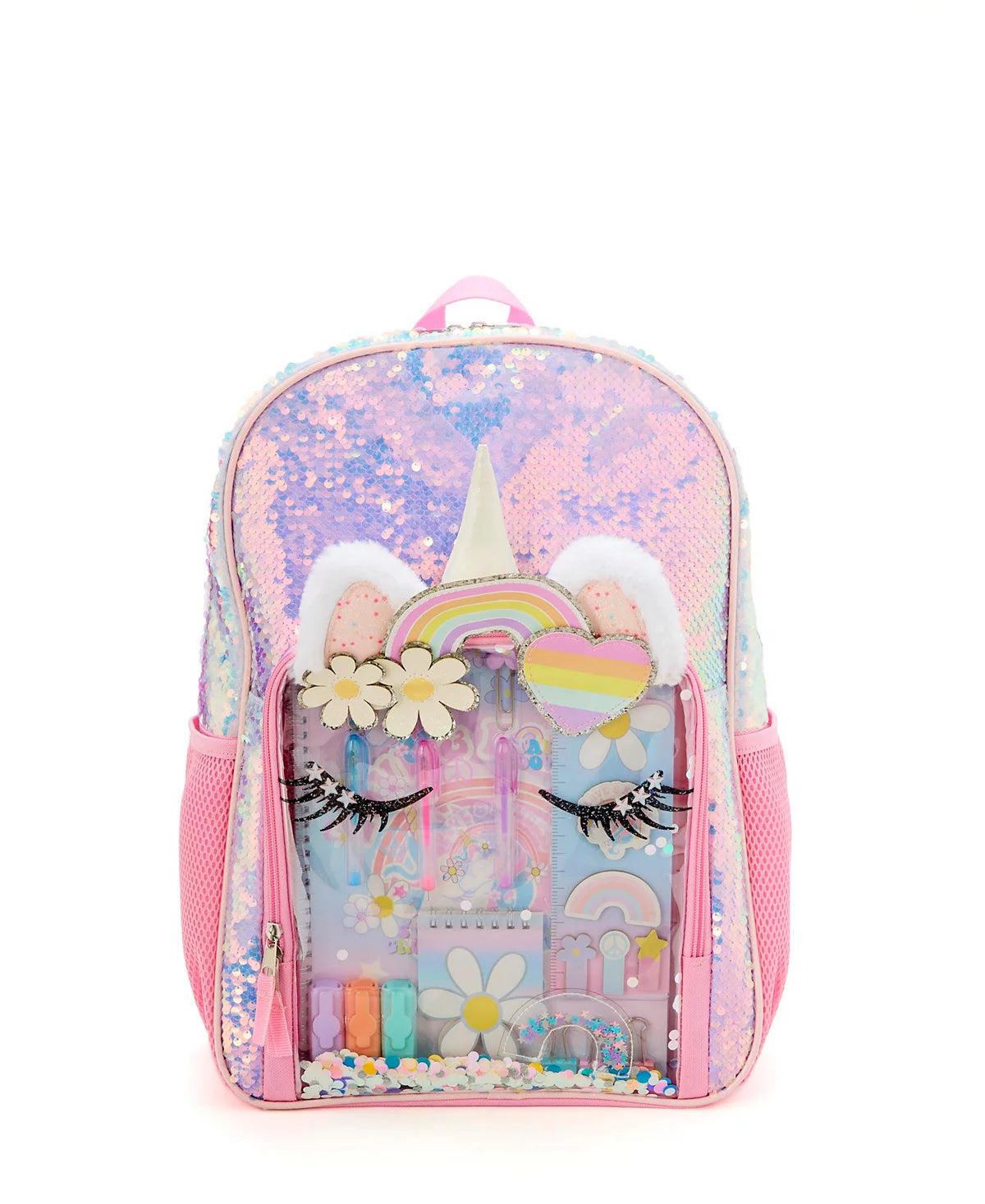 InoMocean Girl’s Unicorn Backpack Stationary Set