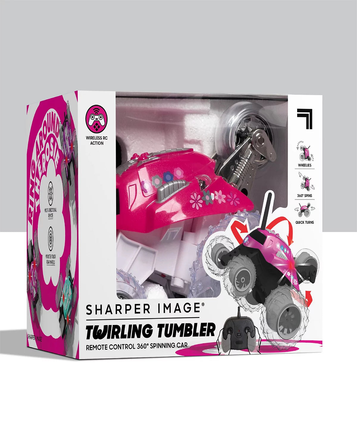 Sharper Image Twirling Tumbler Remote Control 360 Spinning Car