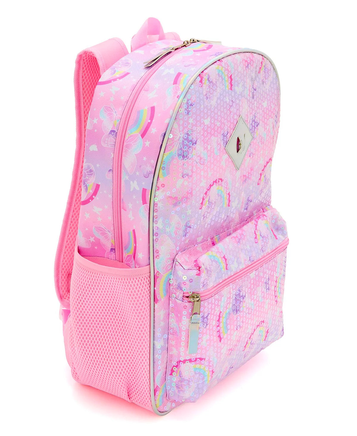 Girls Sequin Butterfly Backpack Set