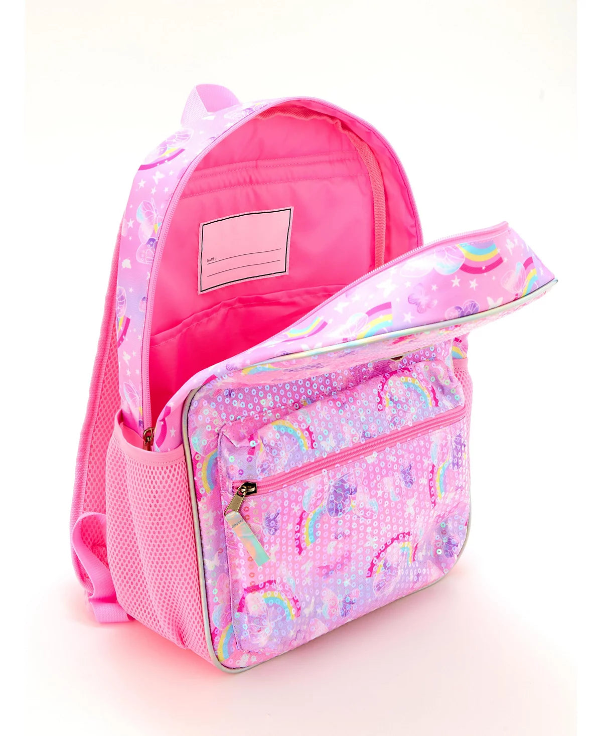 Girls Sequin Butterfly Backpack Set