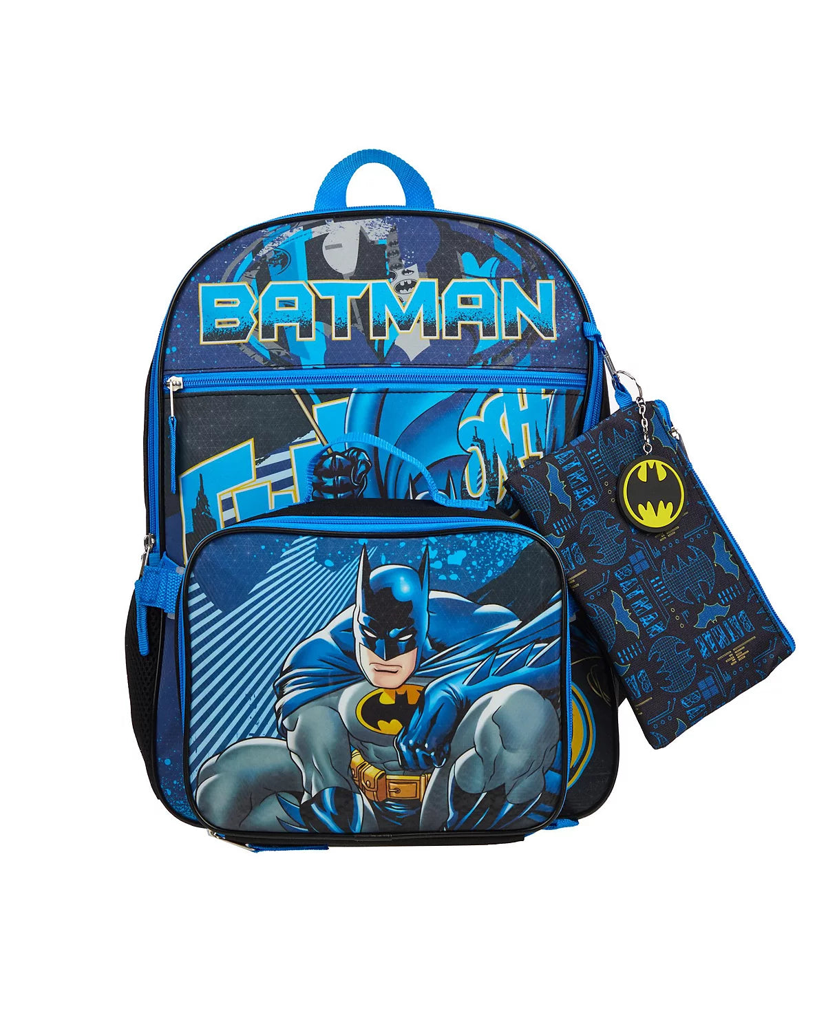 Batman Boys 5 Piece Backpack Set