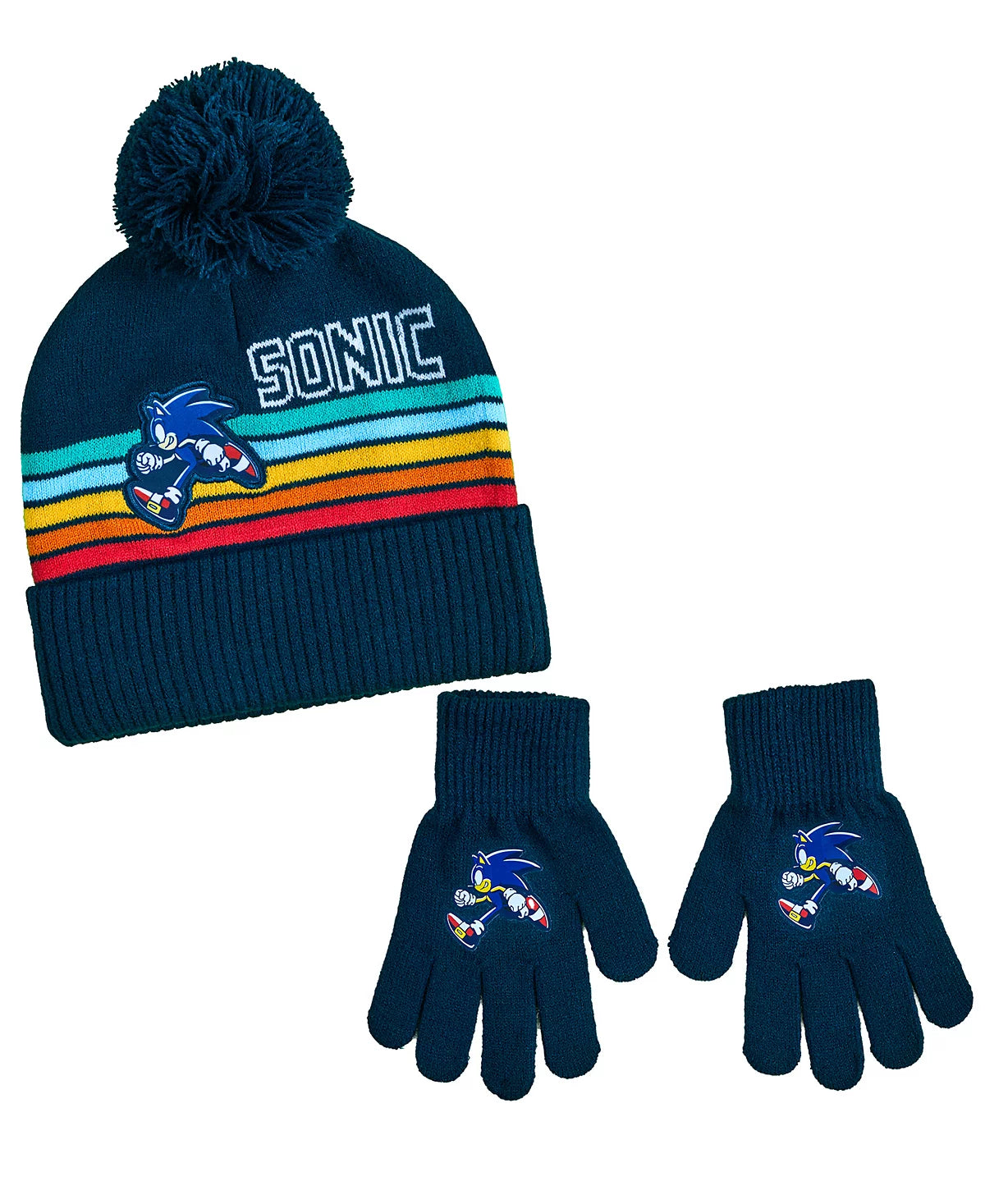 Sonic Big Boys Hat & Glove Set