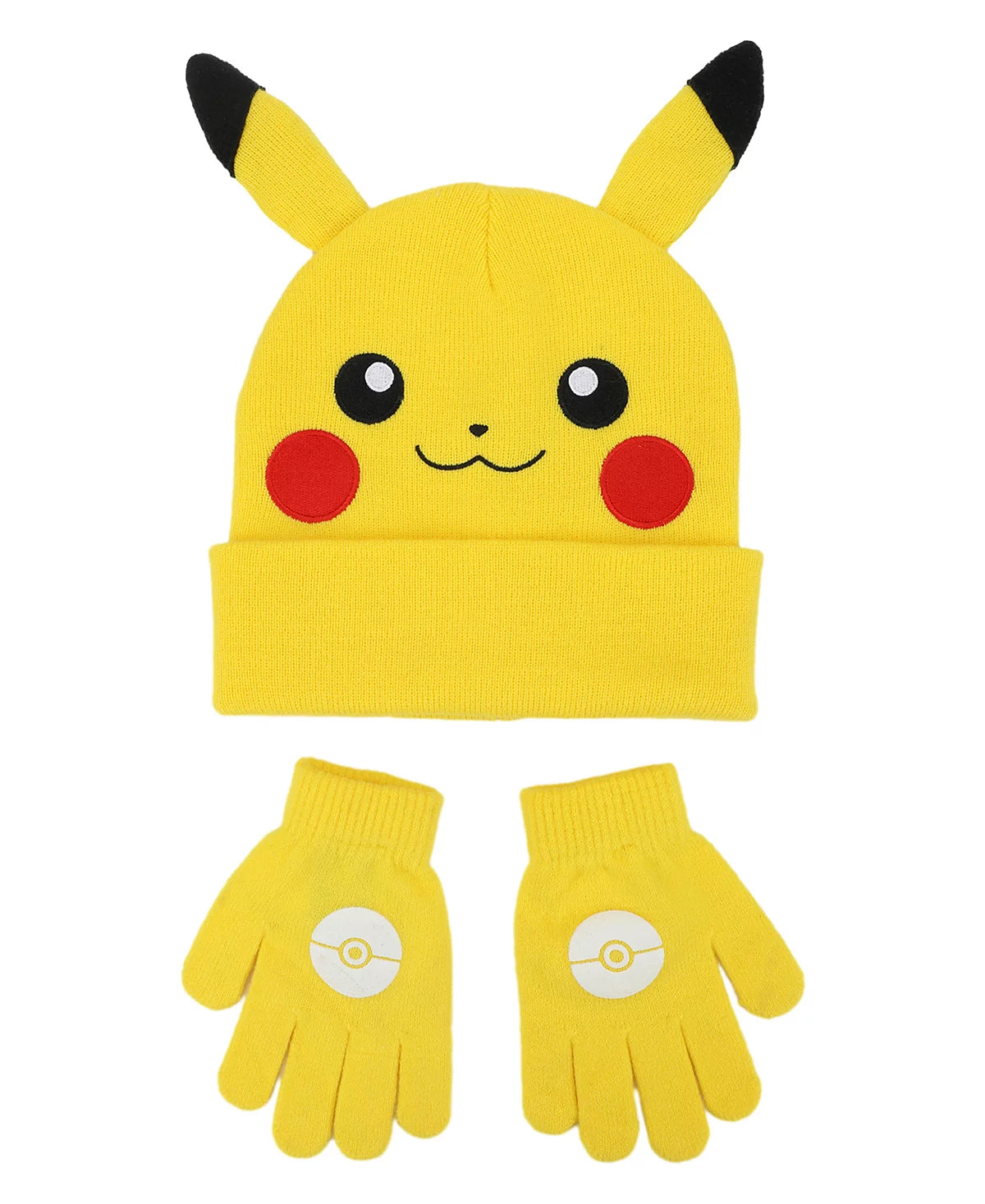 Big Boys Pokemon Hat and Gloves Set 2 PC