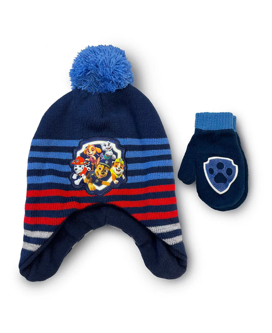 Paw Patrol Hat And Mitten Set