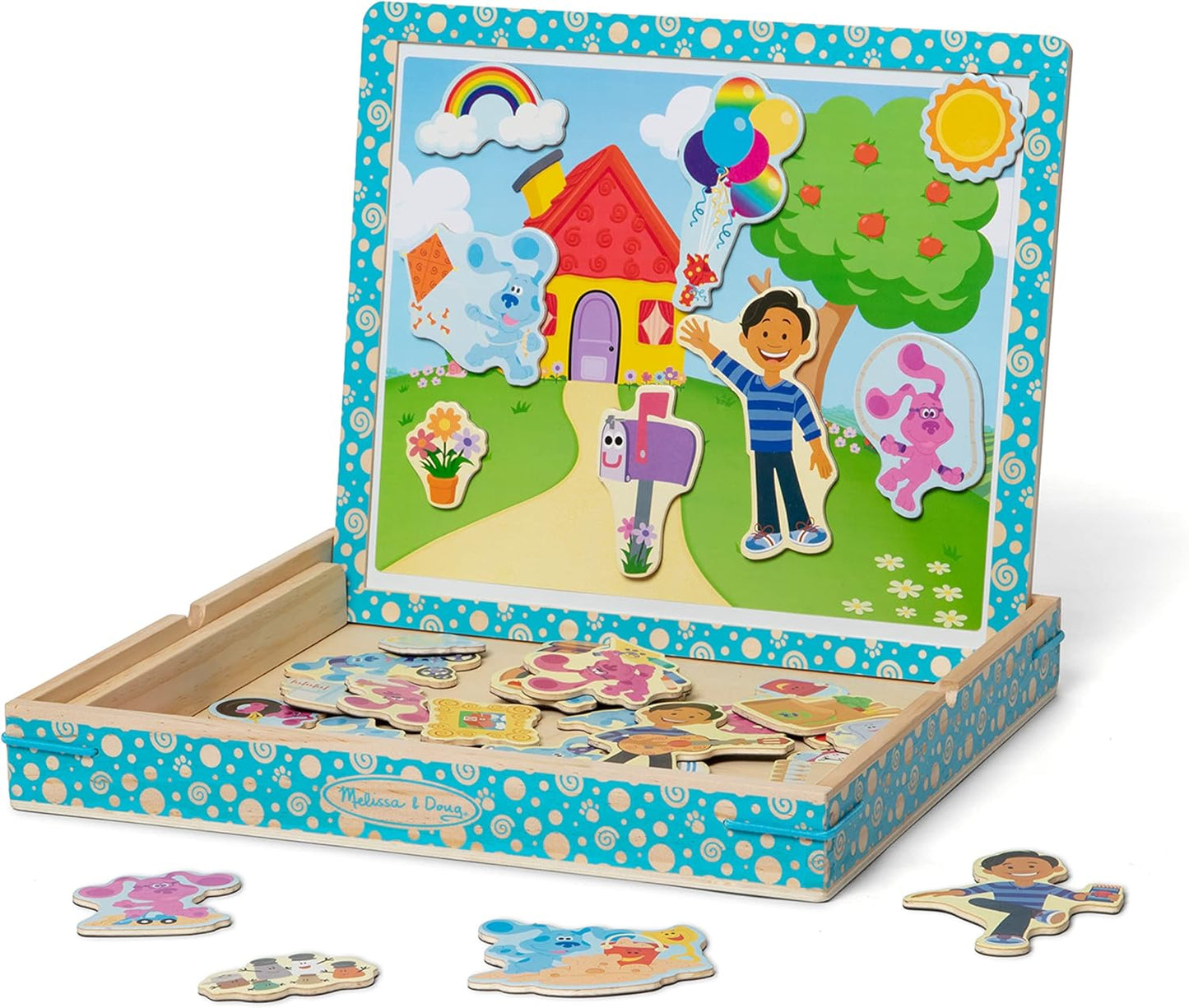 Melissa & Doug Blue's Clues & You! Wooden Magnetic Picture Game (48 Pieces)